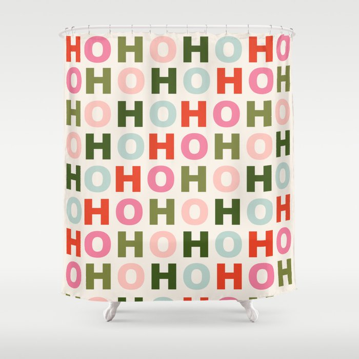 Ho Ho Ho Shower Curtain Gallery Image 1
