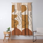 Abstract Faces 4  Window Curtain Gallery Image 5