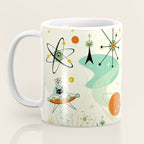 Atomic Space Cats studioxtine Coffee Mug Gallery Image 3