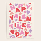Abstract Happy Valentines Day Poster Gallery Image 4
