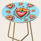 Hearts in Blue  Side Table Gallery Image 2