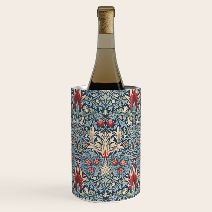 Snakeshead William Morris Textile Pattern Wine Chiller Gallery Image 1