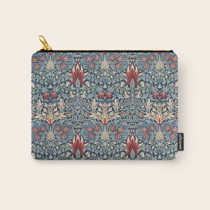 Snakeshead William Morris Textile Pattern Carry All Pouch Gallery Image 1