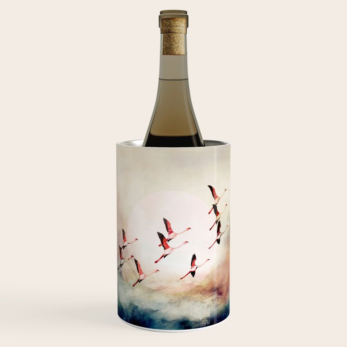Flock of Flamingos Wine Chiller Gallery Image 1