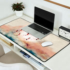 Flock of Flamingos Desk Mat Gallery Image 2