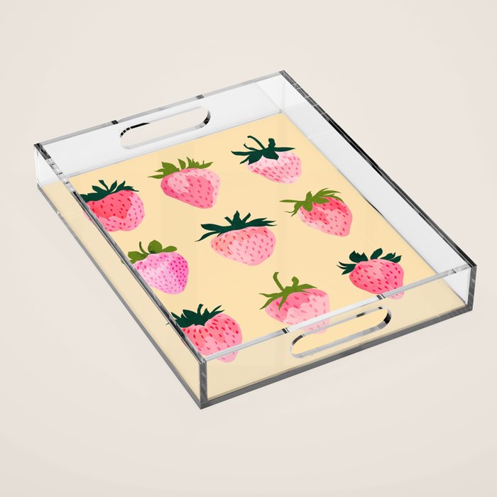 Strawberry Dreams Acrylic Tray Gallery Image 1
