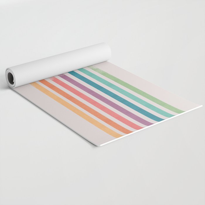 Colorful rain Yoga Mat Gallery Image 2