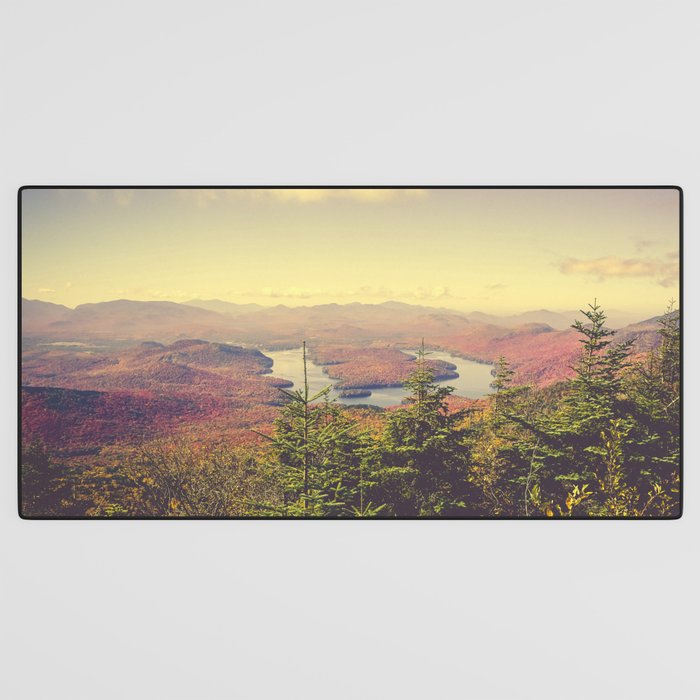 Autumn in the Adirondack Mountains landscape travel photography Desk Mat Gallery Image 3