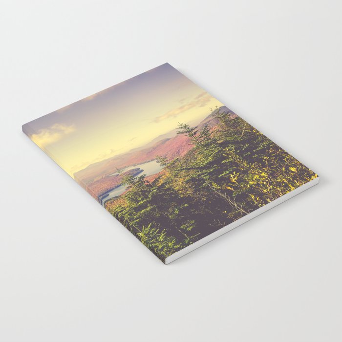 Autumn in the Adirondack Mountains landscape travel photography Notebook Gallery Image 2