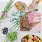 Sunshine in My Soul | Black Woman Tropical Travel | Modern Boho Palm Summer Vacation Fashion Cutting Board Gallery Image 2