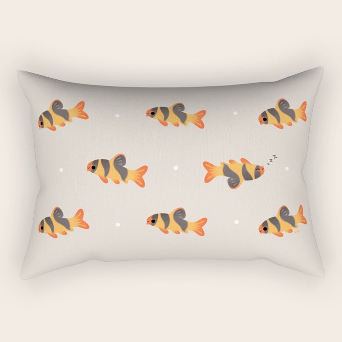 Clown loach Rectangular Pillow Gallery Image 2