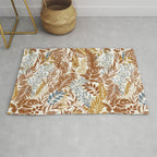 Leafy autumn forest B Rug Gallery Image 1