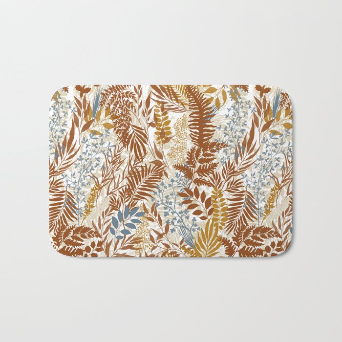 Leafy autumn forest B Bath Mat Gallery Image 1