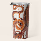 White Spotted Octopus Travel Mug Gallery Image 3