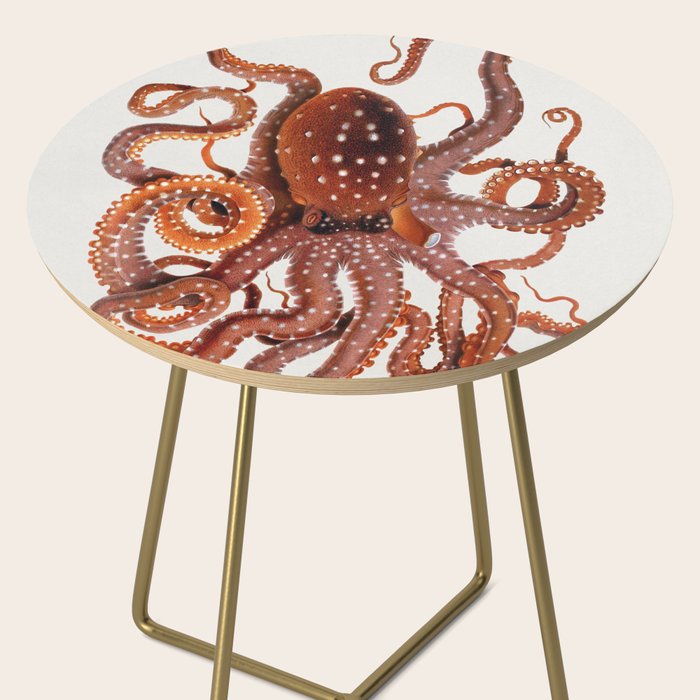 White Spotted Octopus Side Table Gallery Image 2