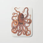 White Spotted Octopus Bath Mat Gallery Image 1