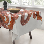 White Spotted Octopus Tablecloth Gallery Image 3