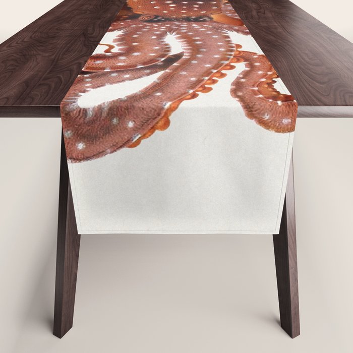 White Spotted Octopus Table Runner Gallery Image 1