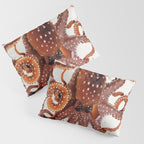 White Spotted Octopus Pillow Sham Gallery Image 3