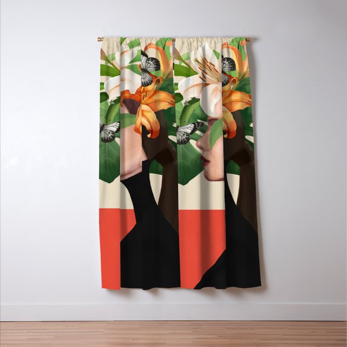 Floral Serenity Window Curtain Gallery Image 3