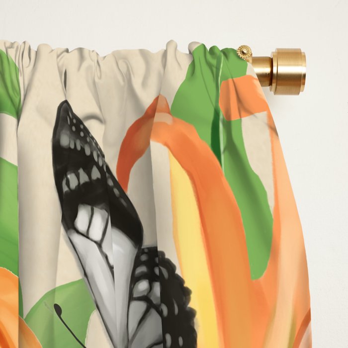 Floral Serenity Window Curtain Gallery Image 2