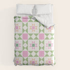 Pastel Star Quilt Pattern Comforter Gallery Image 6
