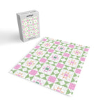 Pastel Star Quilt Pattern Jigsaw Puzzle Gallery Image 2