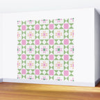 Pastel Star Quilt Pattern Wall Mural Gallery Image 2