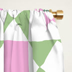 Pastel Star Quilt Pattern Window Curtain Gallery Image 2