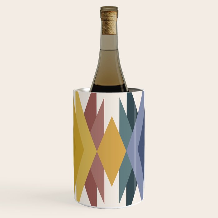 Bold Geometric Triangles III Wine Chiller Gallery Image 3