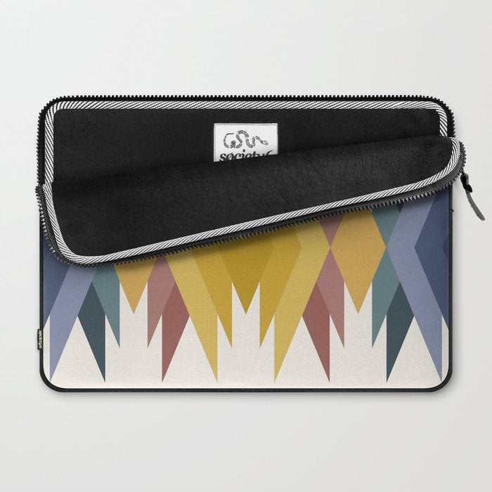 Bold Geometric Triangles III Laptop Sleeve Gallery Image 2