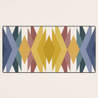 Bold Geometric Triangles III Desk Mat Gallery Image 3