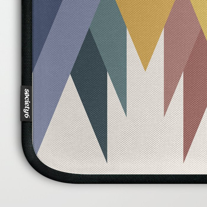 Bold Geometric Triangles III Laptop Sleeve Gallery Image 3