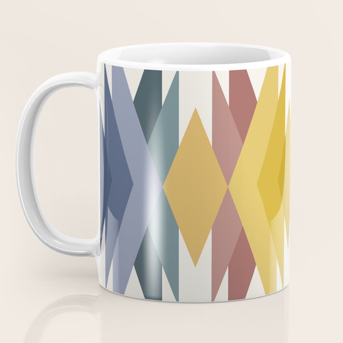 Bold Geometric Triangles III Coffee Mug Gallery Image 3