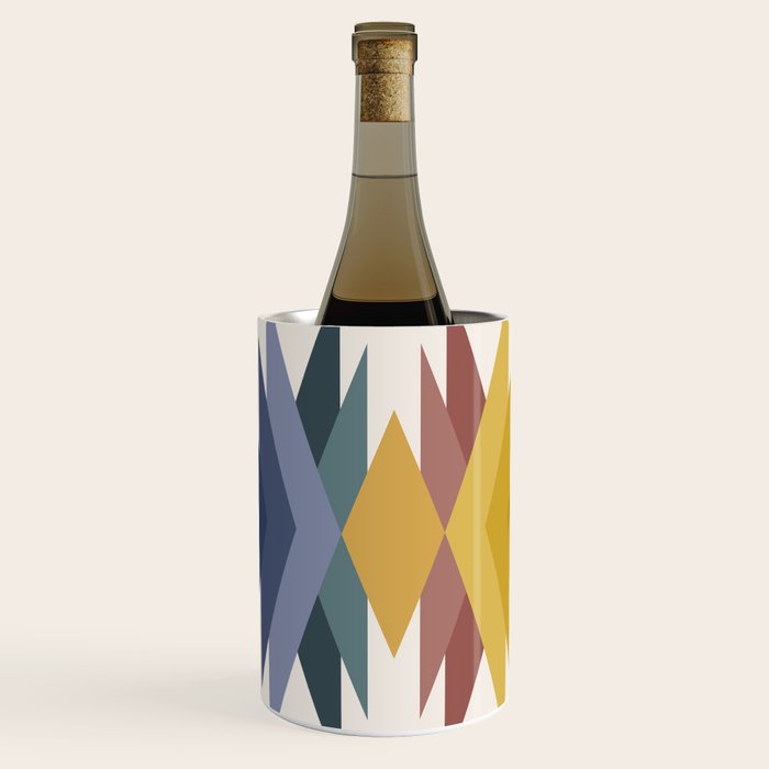 Bold Geometric Triangles III Wine Chiller Gallery Image 2