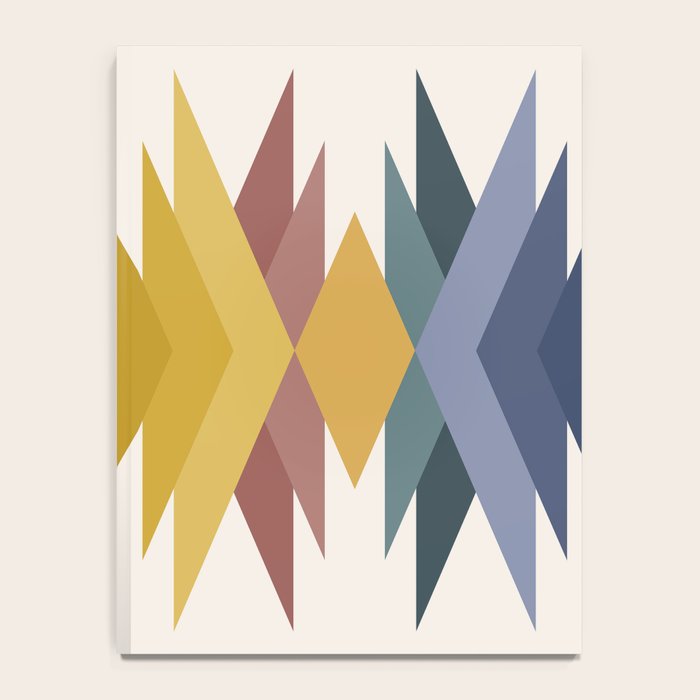 Bold Geometric Triangles III Notebook Gallery Image 4