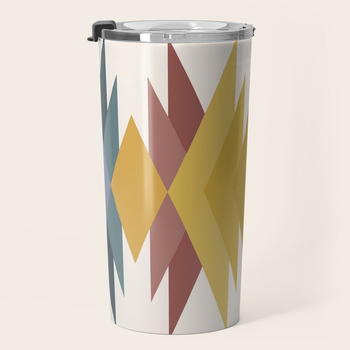 Bold Geometric Triangles III Travel Mug Gallery Image 3