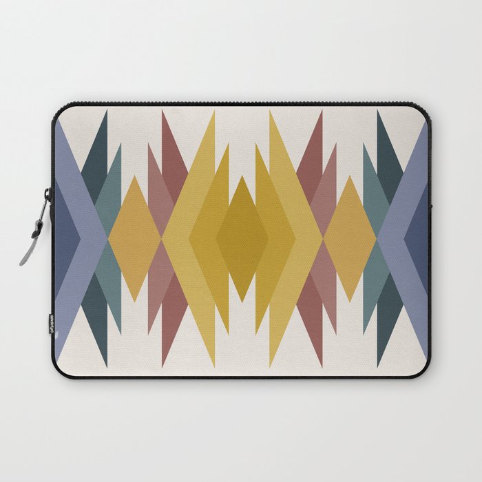 Bold Geometric Triangles III Laptop Sleeve Gallery Image 1