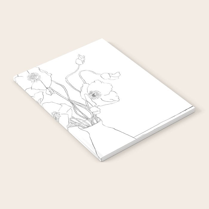 Field Wildflowers Line Notebook Gallery Image 2