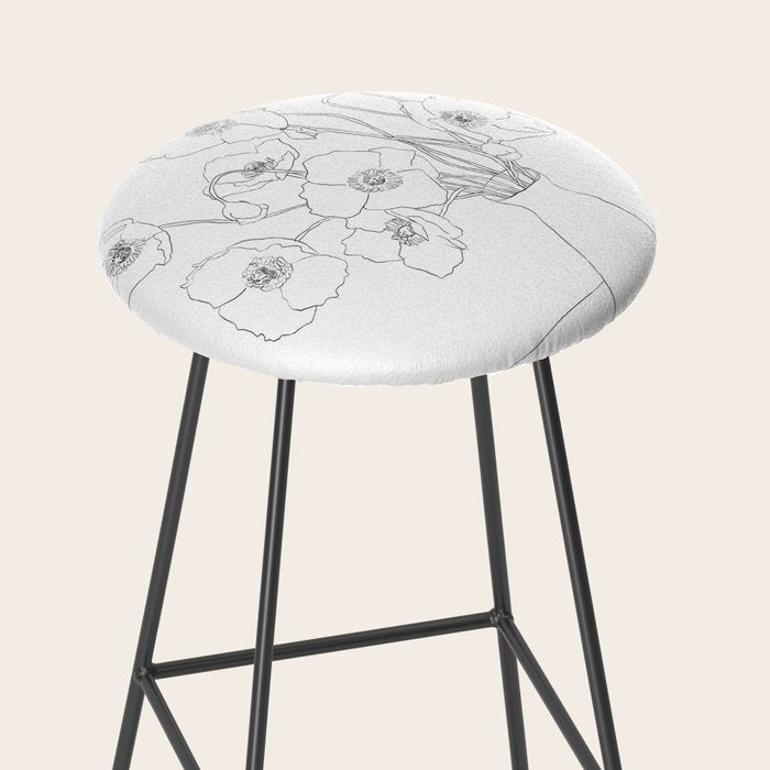 Field Wildflowers Line Stool Gallery Image 2