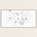 Field Wildflowers Line Desk Mat Gallery Image 3