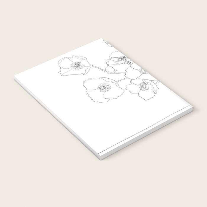 Field Wildflowers Line Notebook Gallery Image 3