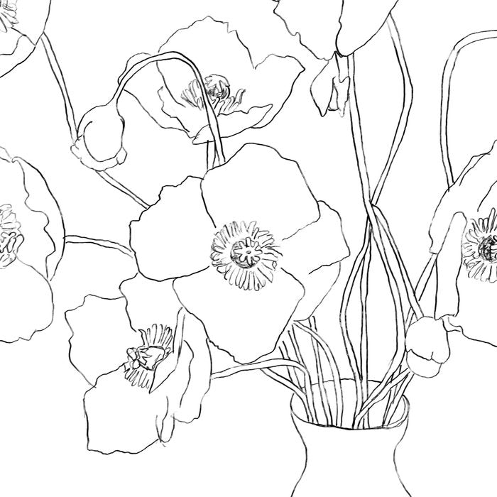 Field Wildflowers Line Coffee Mug Gallery Image 2