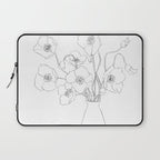 Field Wildflowers Line Laptop Sleeve Gallery Image 1