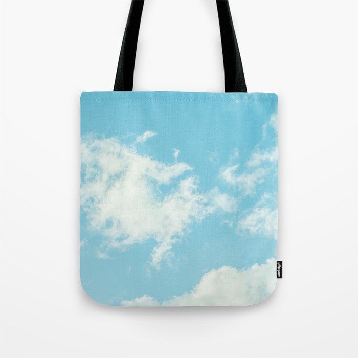 Perfect Blue Summer Sky Nature Photography Tote Bag Gallery Image 1