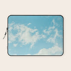 Perfect Blue Summer Sky Nature Photography Laptop Sleeve Gallery Image 1