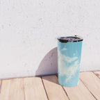 Perfect Blue Summer Sky Nature Photography Travel Mug Gallery Image 4