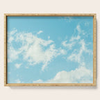Perfect Blue Summer Sky Nature Photography Serving Tray Gallery Image 1