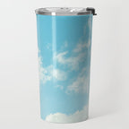 Perfect Blue Summer Sky Nature Photography Travel Mug Gallery Image 2