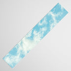 Perfect Blue Summer Sky Nature Photography Table Runner Gallery Image 3